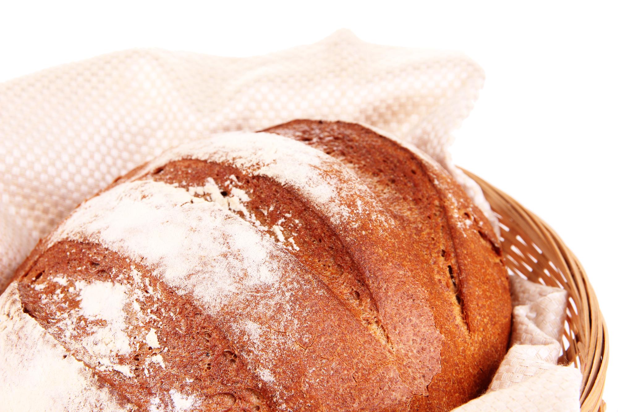 Dettaglio di pane appena sfornato